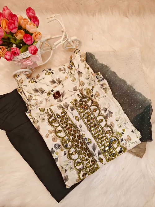 U CUT KURTI SET KS035